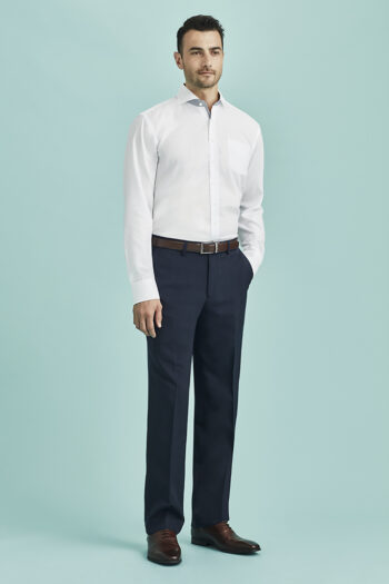 Mens Cool Stretch Flat Front Pant (Stout)