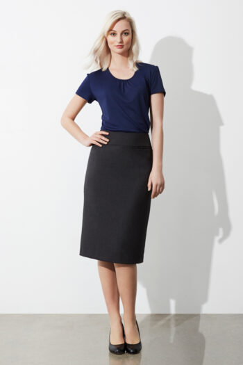Womens Classic Below Knee Skirt