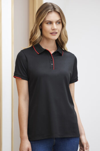 Womens Focus Short Sleeve Polo